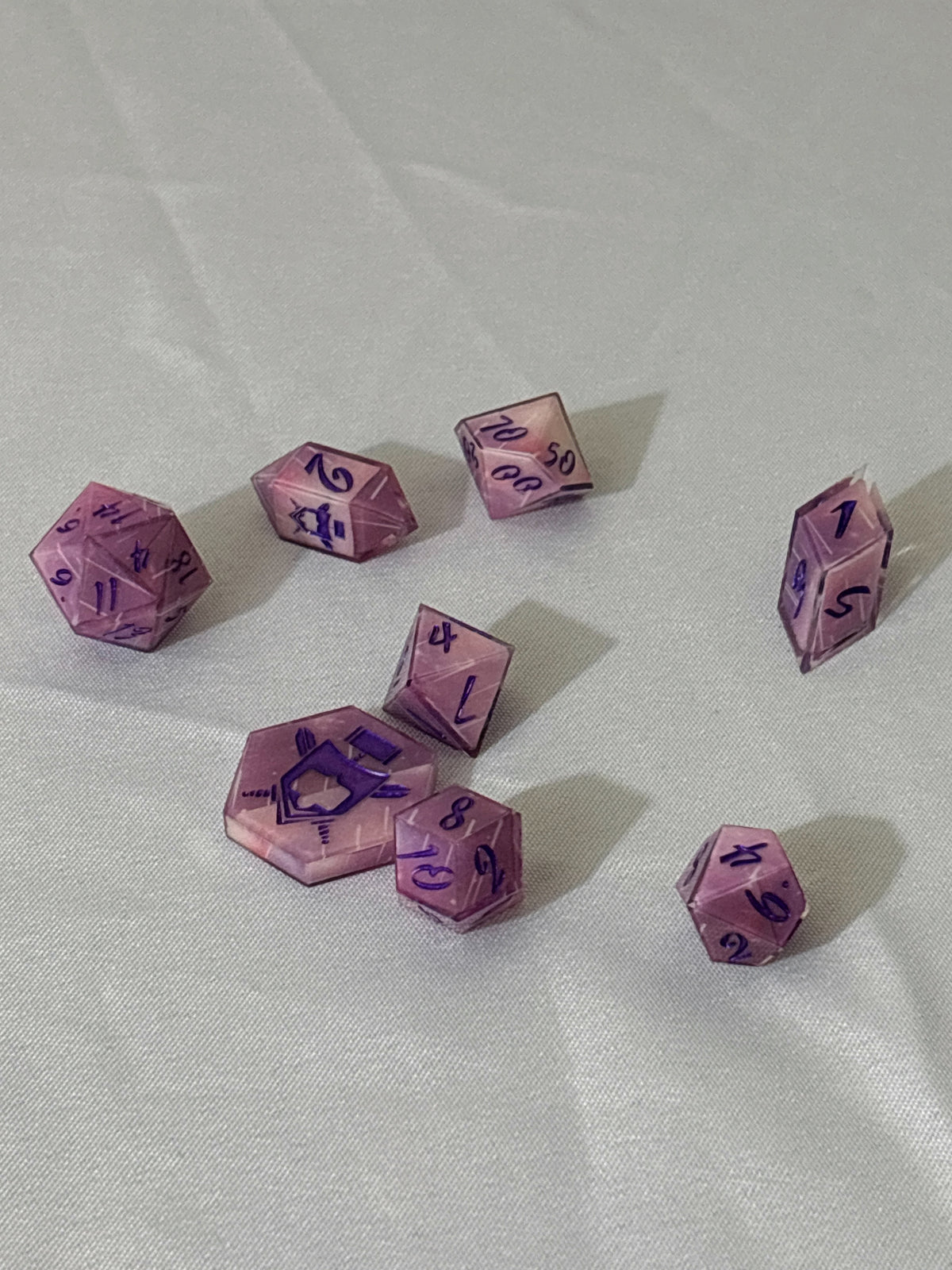 Aurora 8 pc. Dice Set