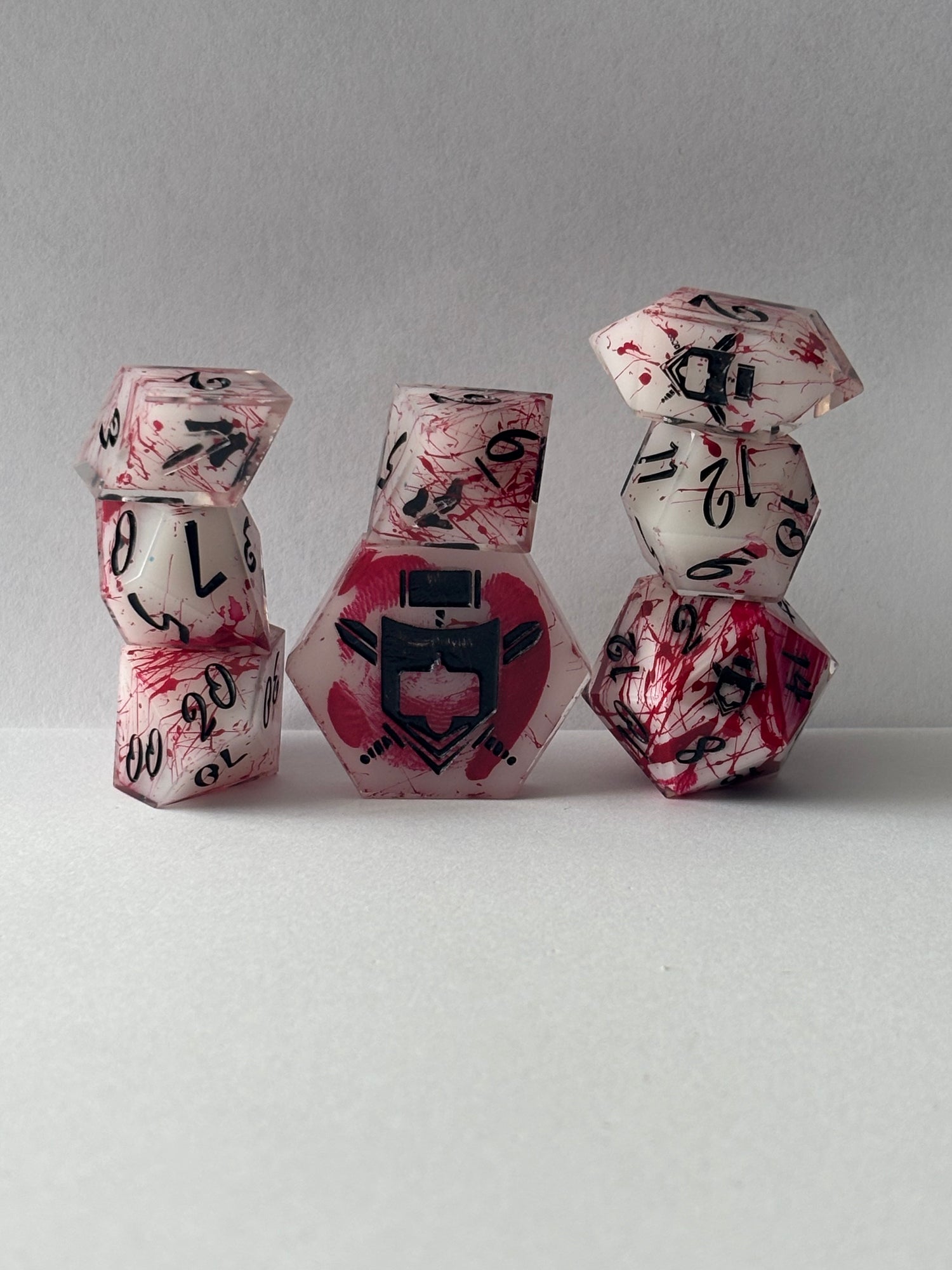 Handmade Resin Dice Set