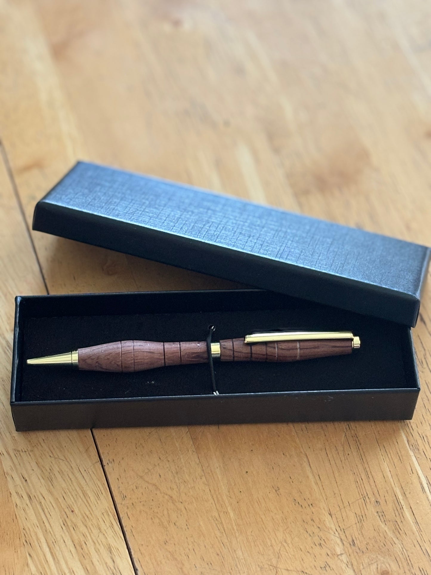 Handmade Slimline Twist Pen Made with Bubinga