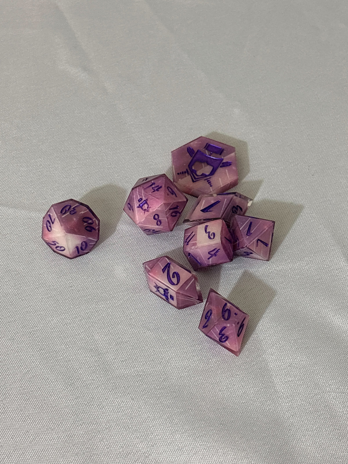 Aurora 8 pc. Dice Set