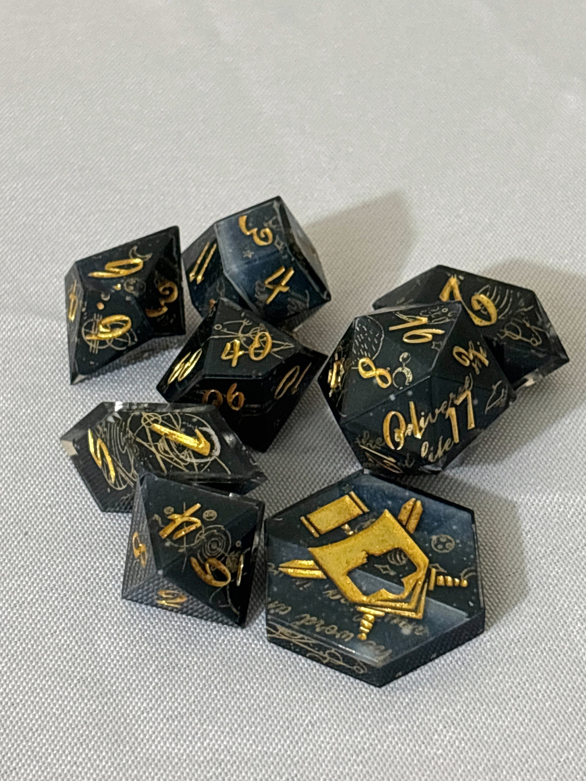 Dark Nebula 8 Pc. Dice Set