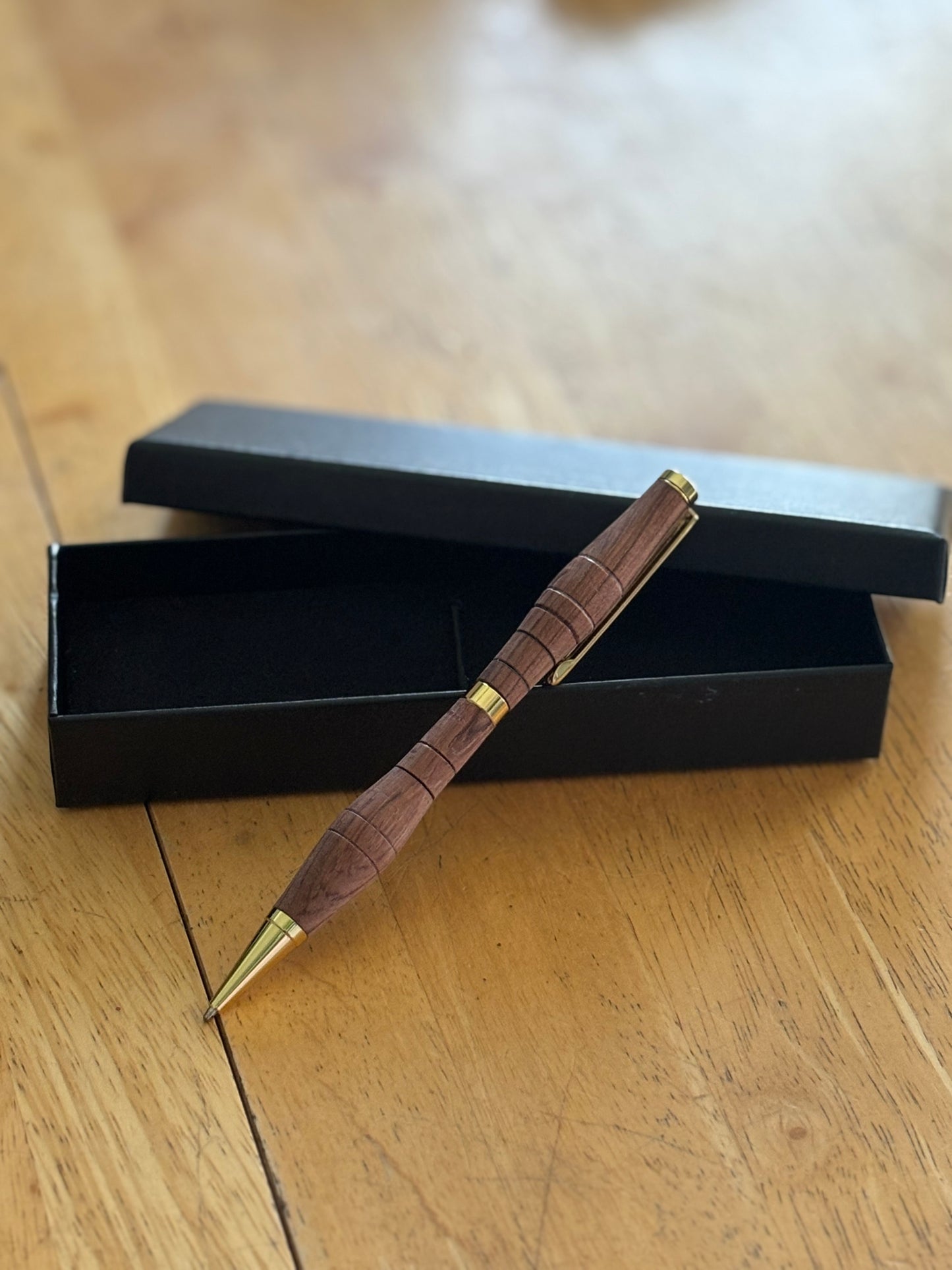 Handmade Slimline Twist Pen Made with Bubinga