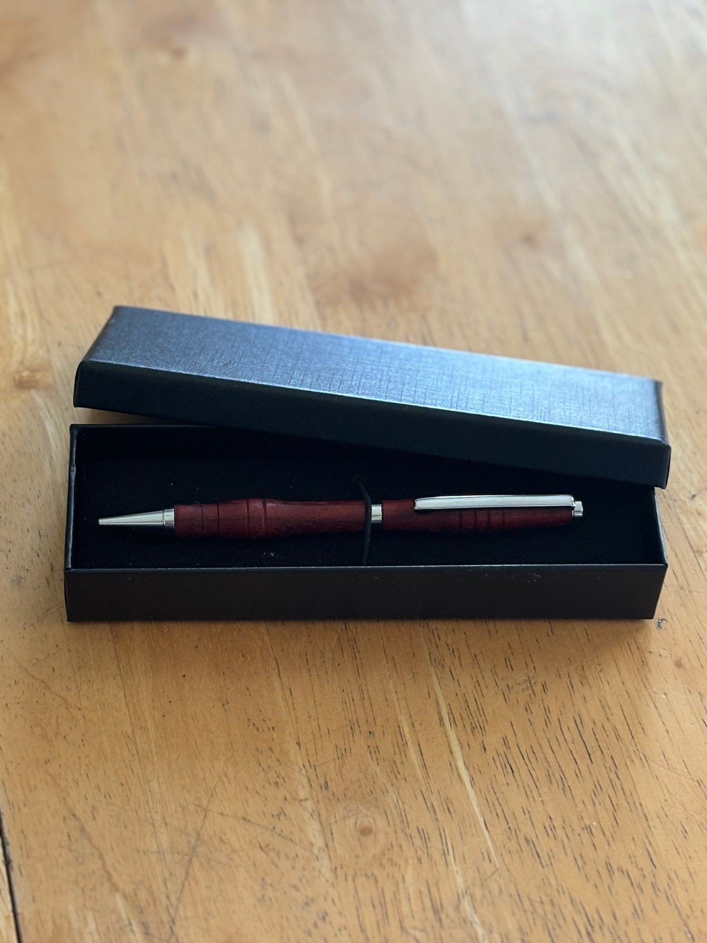 Handmade Slimline Twist Pen Made with Paduk