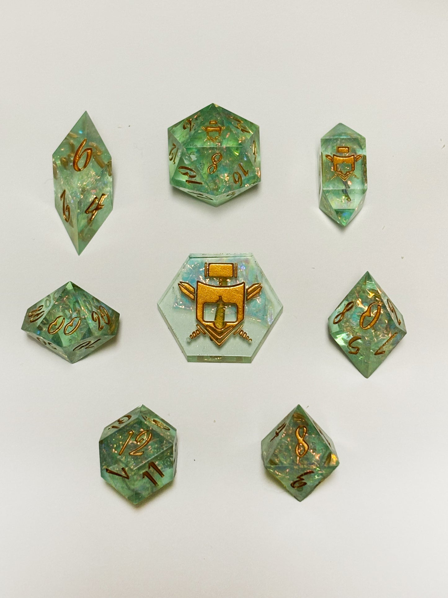 Fairy Wings 8 Pc. Resin Dice Set