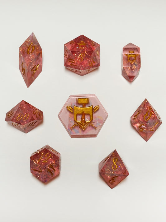 Dragons Breath 8 Pc. Resin Dice Set