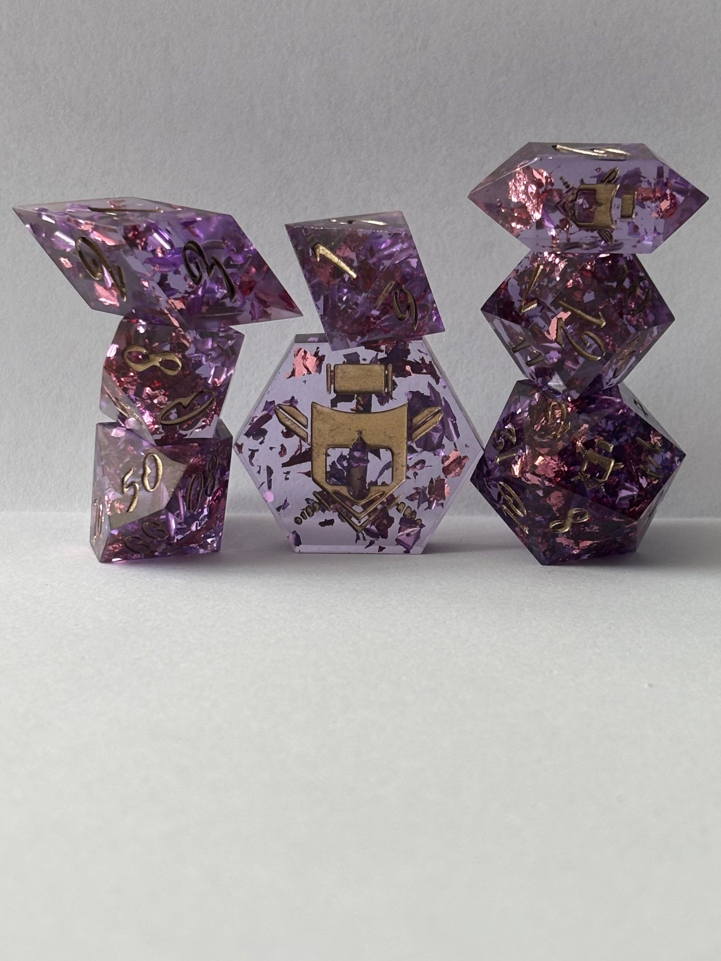 Persephone 8 pc. Resin dice Set