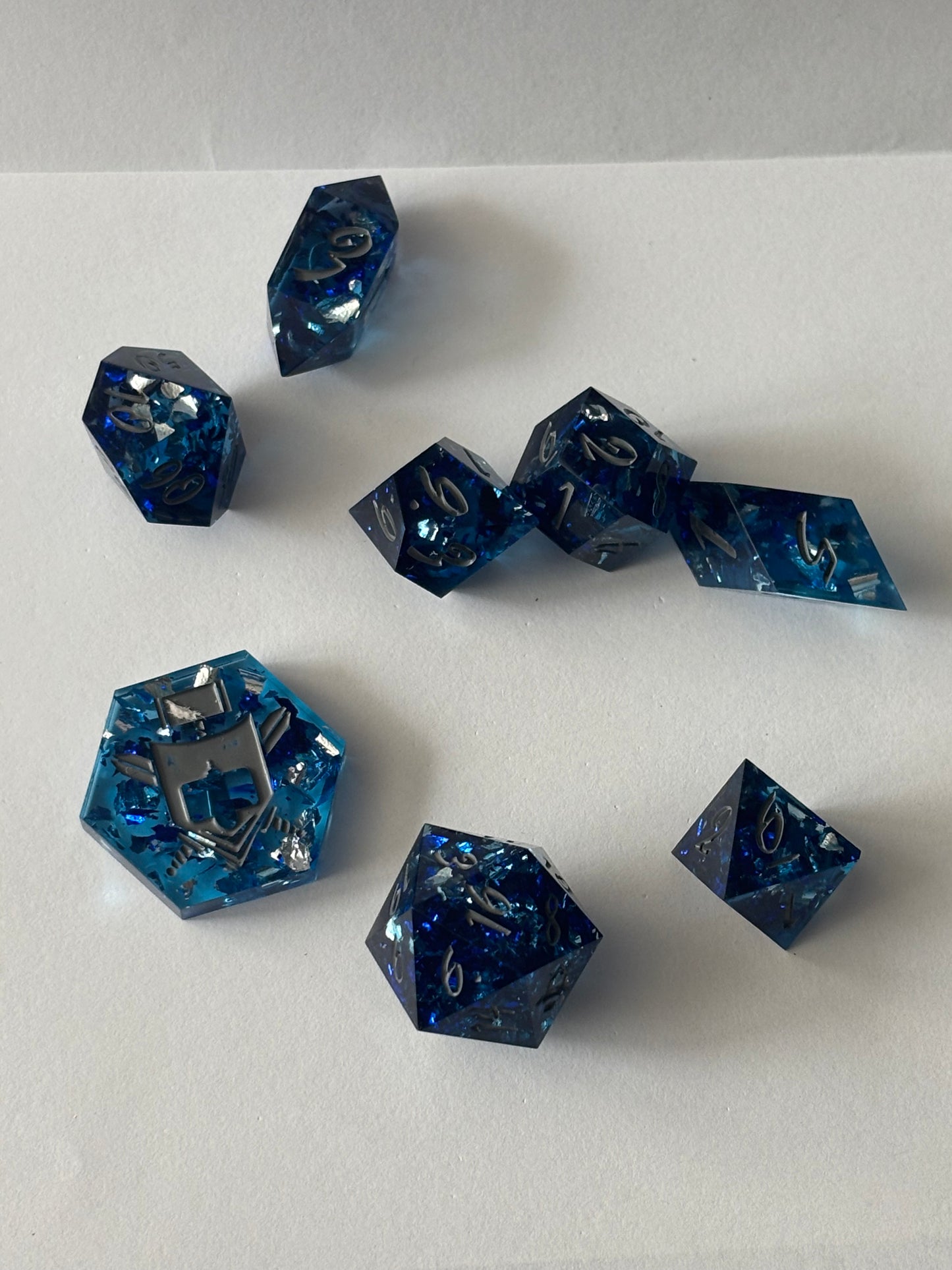 Hades 8 pc. Resin Dice Set