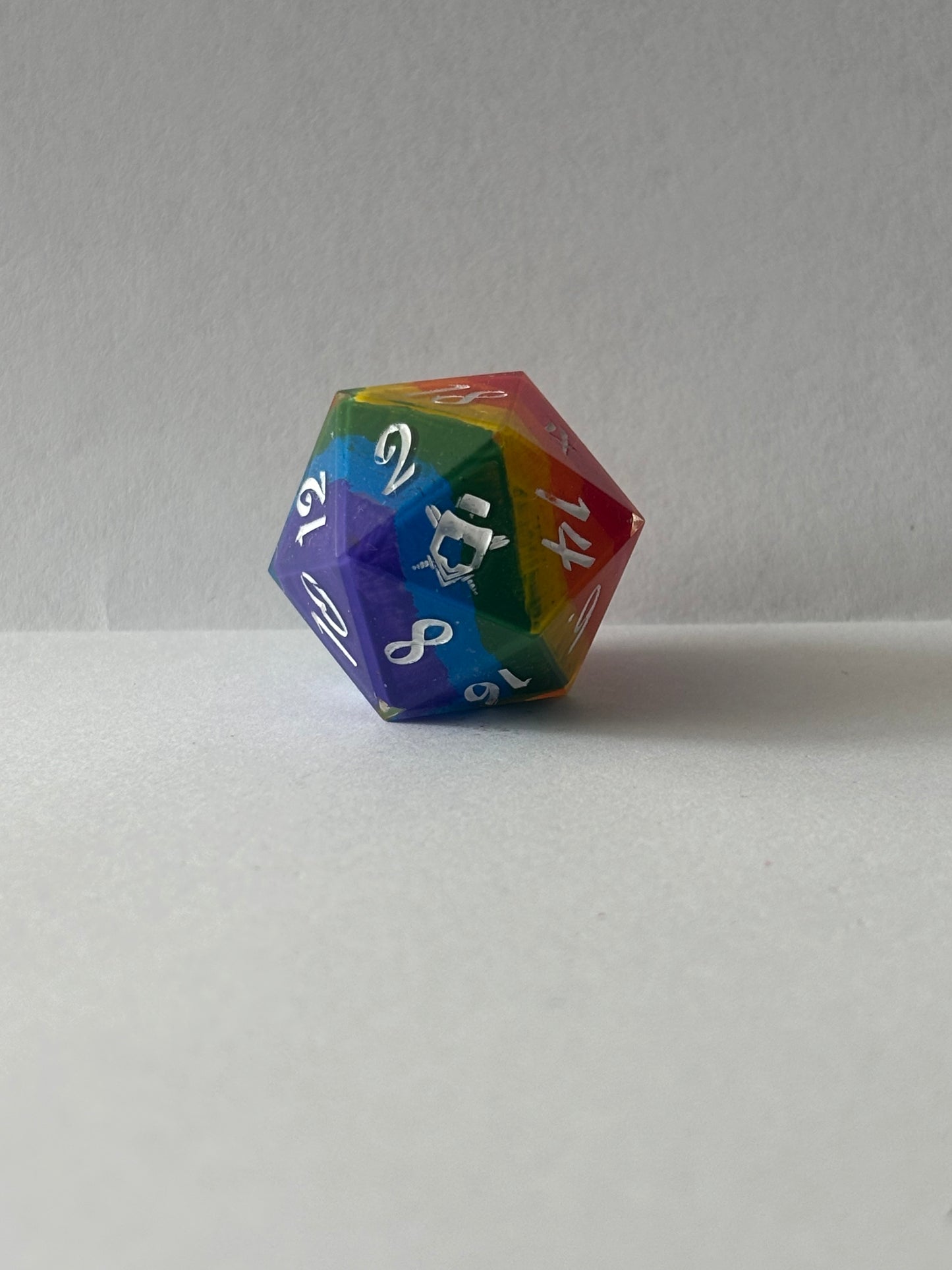 Pride 8 pc. Resin Dice Set